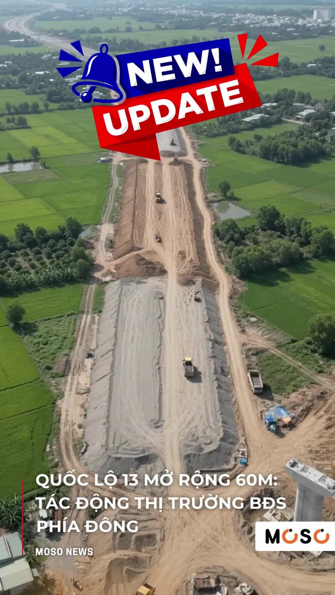 Quốc lộ 13 mở rộng 60m: Tác động thị trường BĐS phía đông
