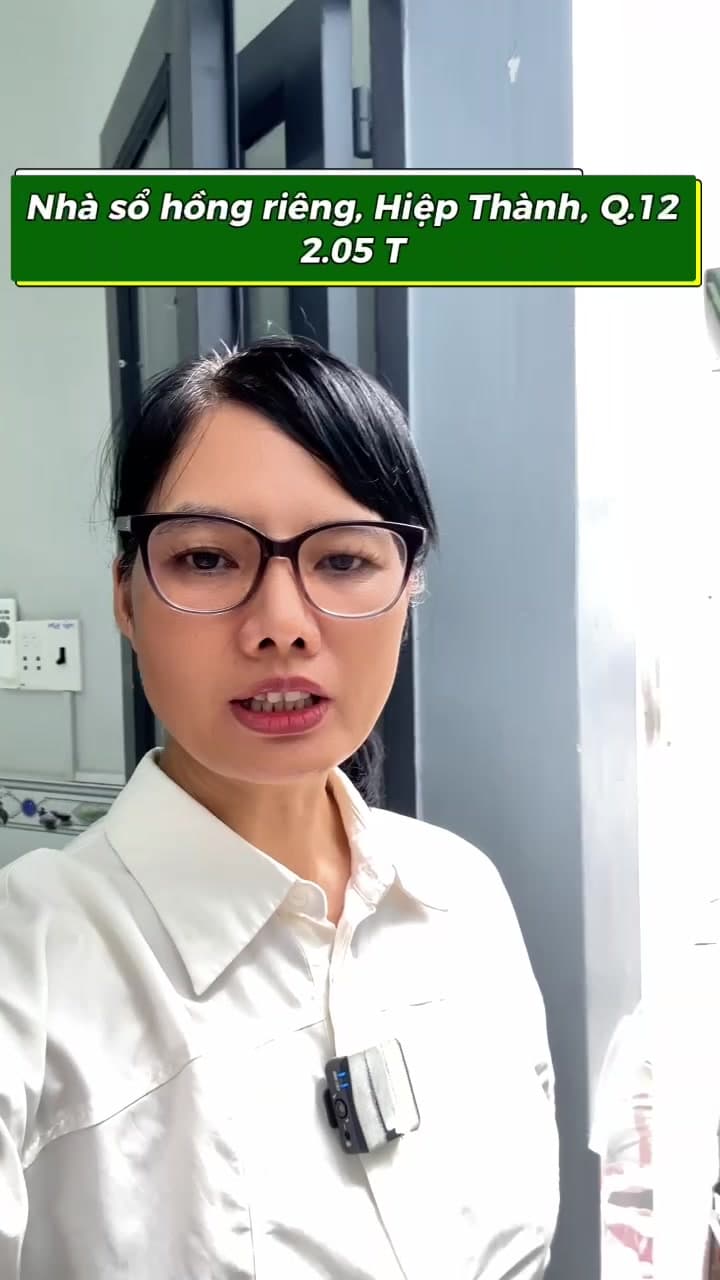 Bán nhà hẻm Hiep Thành 17 Quận 12, TP.HCM – 2 phòng ngủ, giá 2 tỷ